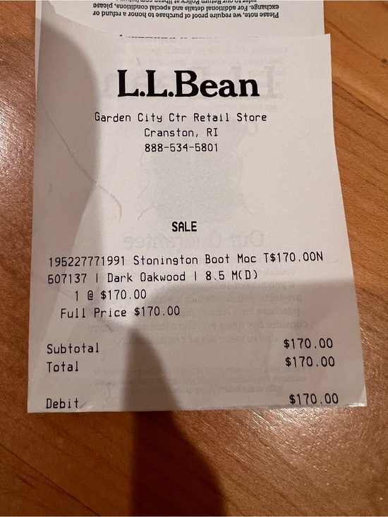 L.L. Bean Chestnut Brown Leather Lace-Up Work Boots main image 6